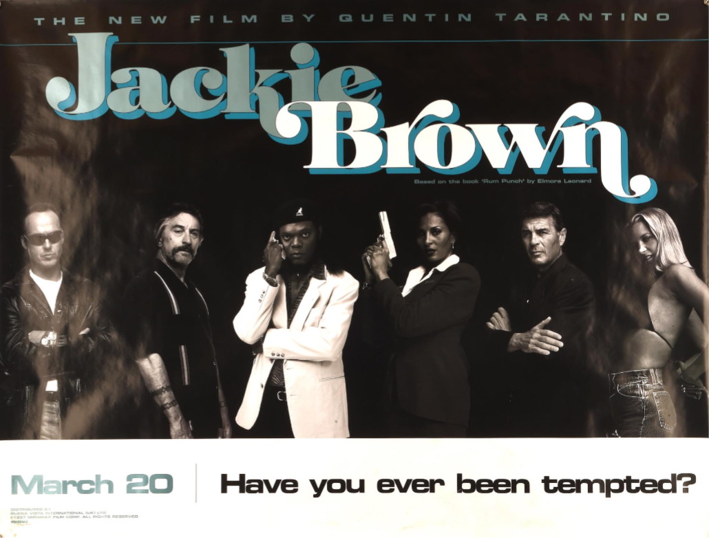 Jackie Brown, double sided teaser, UK edition, 1997