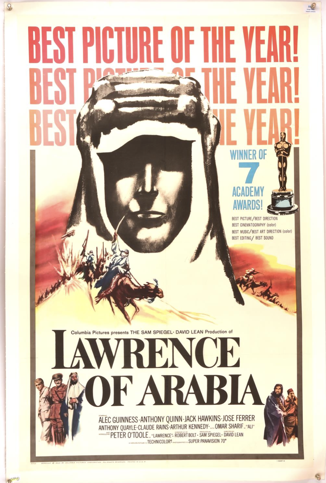 “Lawrence of Arabia” - 1963, Post-Oscars by Severio Pavone